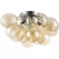  MAYTONI MOD112-04-G BALBO Glamour Mennyezeti Lámpa Borostyán, Nikkel G9 IP20