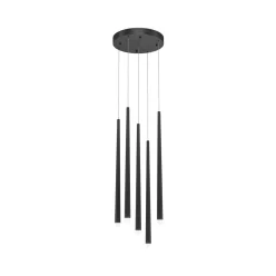   MAYTONI MOD132PL-L30BK CASCADE Többágú Függesztett Lámpa Fehér, Fekete LED IP20