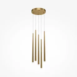   MAYTONI MOD132PL-L36BSK2 CASCADE Hengeres Függesztett Lámpa Sárgaréz LED IP20
