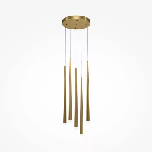 MAYTONI MOD132PL-L36BSK2 CASCADE Hengeres Függesztett Lámpa Sárgaréz LED IP20