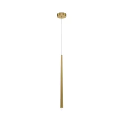   MAYTONI MOD132PL-L6BSK CASCADE Hengeres Függesztett Lámpa Fehér, Sárgaréz LED IP20