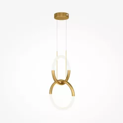   MAYTONI MOD165PL-L18G3K NODE Modern Led Függesztett Lámpa Fehér, Arany LED IP20