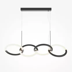   MAYTONI MOD165PL-L40B3K NODE Modern Led Függesztett Lámpa Fehér, Fekete LED IP20