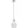 MAYTONI MOD238-PL-01-TR EUSTOMA Modern Függesztett Lámpa Nikkel, Átlátszó E14 IP20