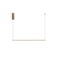   MAYTONI MOD246PL-L16BSK HALO Modern Led Függesztett Lámpa Fehér, Sárgaréz LED IP20