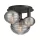 MAYTONI MOD268CL-03B REELS Modern Mennyezeti Lámpa Fekete, Füstös E14 IP20