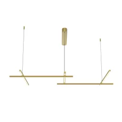   MAYTONI MOD278PL-L50G3K RADIANCE Modern Led Függesztett Lámpa Arany LED IP20