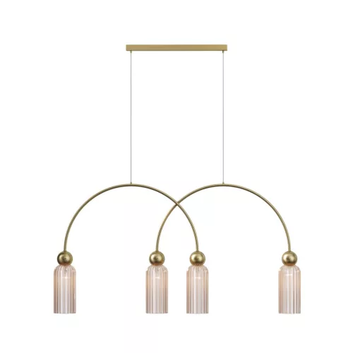 MAYTONI MOD302PL-04CG ANTIC Többágú Függesztett Lámpa Barna, Arany E14 IP20
