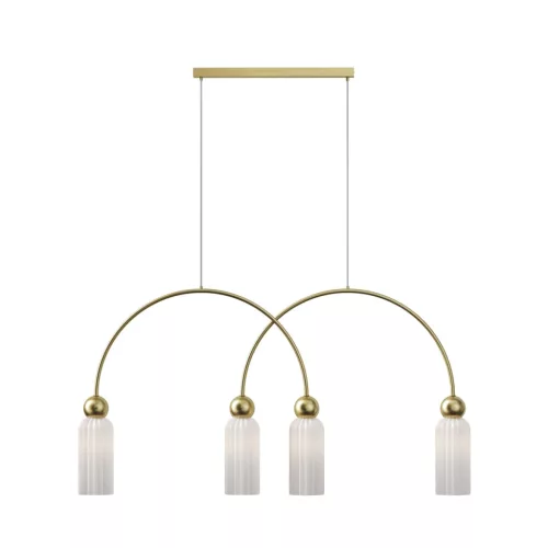 MAYTONI MOD302PL-04W ANTIC Többágú Függesztett Lámpa Fehér, Arany E14 IP20