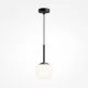 MAYTONI MOD321PL-01B BASIC FORM Modern Függesztett Lámpa Fehér, Matt Fekete E14 IP20