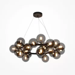   MAYTONI MOD545PL-25B DALLAS Modern Led Függesztett Lámpa Fekete, Füstös G9 IP20