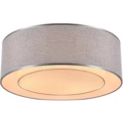   MAYTONI MOD613CL-04GR BERGAMO Ernyős Mennyezeti Lámpa Króm, Szürke E27 IP20