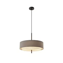   MAYTONI MOD613PL-05GR BERGAMO Ernyős Függesztett Lámpa Fekete, Szürke E27 IP20