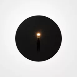   MAYTONI O014SL-L3B3K LOCK Kültéri Falba Építhető Lámpa Fekete LED