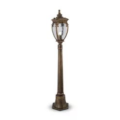   MAYTONI O414FL-01GB1 Klasszikus Kültéri Állólámpa Antik Bronz, Fekete, Arany E27 IP44