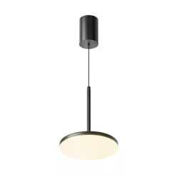   MAYTONI P076PL-L12W3K-B PLATO Modern Led Függesztett Lámpa Fekete LED IP20