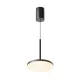 MAYTONI P076PL-L12W3K-B PLATO Modern Led Függesztett Lámpa Fekete LED IP20