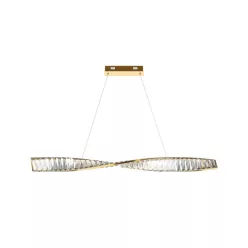   MAYTONI P097PL-L28BS3K KRONE Kristály Függesztett Lámpa Sárgaréz LED IP20