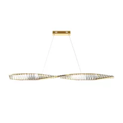   MAYTONI P097PL-L36BS3K KRONE Kristály Függesztett Lámpa Sárgaréz LED IP20
