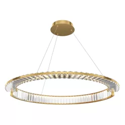   MAYTONI P097PL-L45BS3K KRONE Kristály Függesztett Lámpa Sárgaréz, Átlátszó LED IP20