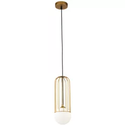   MAYTONI P361PL-01G TELFORD Modern Függesztett Lámpa Fehér, Arany G9 IP20