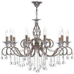   MAYTONI RC247-PL-10-R GRACE Kristály Csillár Sárgaréz E14 IP20
