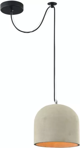 MAYTONI T451-PL-01-GR BRONI Modern Függesztett Lámpa Fekete, Szürke E27 IP20