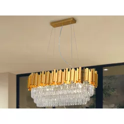 NEDES N2204 PLAZA Kristály Függesztett Lámpa IP20