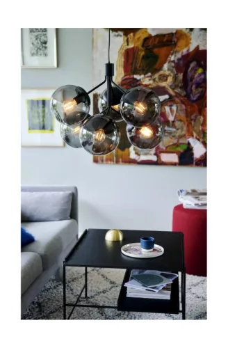 NORDLUX 2112163003 IVONA Modern Függesztett Lámpa Fekete E27 IP20