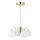 NORDLUX 2312543035 FRANCA Glamour Függesztett Lámpa Fehér, Sárgaréz E14 IP20