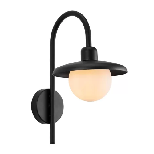 NORDLUX 2418191003 BERLO Klasszikus Kültéri Fali Lámpa Fekete E27 IP44