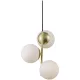 NORDLUX 48603035 LILLY Többágú Függesztett Lámpa Fehér, Sárgaréz E14 IP20
