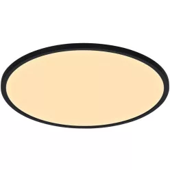 NORDLUX 50066103 OJA Kerek Mennyezeti Lámpa Fekete LED IP20
