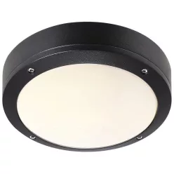   NORDLUX 77636003 DESI Modern Kültéri Mennyezeti Lámpa Fehér, Fekete E27 IP44