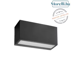 kültéri fali lámpa grafit színű vázzal és fém testtel kerti használatra norlys-1514gr - moretti.hu