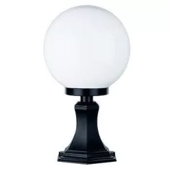   NOVOLUX 046C-G05X1A-02 Klasszikus Kültéri Állólámpa Fehér, Fekete E27 IP43