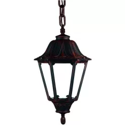   NOVOLUX 144G-G05X1A-02 INDURA Kültéri Függő Lámpa Fekete, Átlátszó IP55
