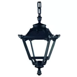   NOVOLUX 149G-G05X1A-02 INDURA Kültéri Függő Lámpa Fekete, Átlátszó IP55
