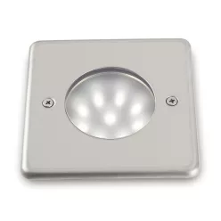   NOVOLUX 213A-L0102F-30 NAT-LED Kültéri Talajba Építhető Lámpa Ezüst LED IP68