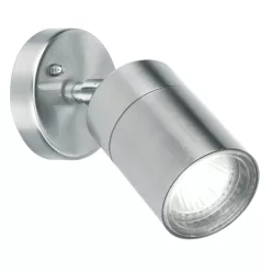   NOVOLUX 297B-G21X1A-30 STAN Modern Kültéri Fali Lámpa Ezüst GU10 IP44