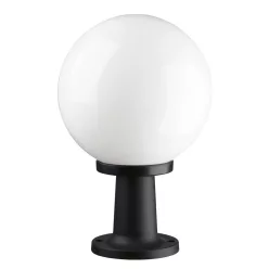   NOVOLUX 344C-G05X1A-02 Klasszikus Kültéri Állólámpa Fehér, Fekete E27 IP43