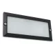 NOVOLUX 350A-G05X1A-02 XALOC Kültéri Falba Építhető Lámpa Fehér, Fekete E27 IP44