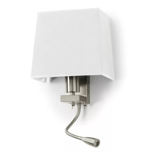 Novolux FIRENZE 507A-Y05X1B-35 Fali lámpa 2x60W, 3W/E27, LED 240LM IP20
