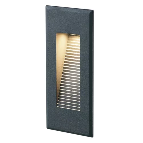 NOVOLUX 543A-L0103A-04 DAMBEL Kültéri Falba Építhető Lámpa Antracit LED IP65