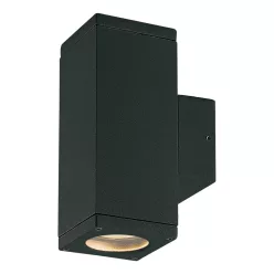   NOVOLUX 555D-G21X1A-02 CUB Modern Kültéri Fali Lámpa Fekete GU10 IP54