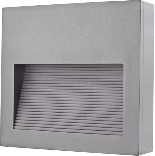 NOVOLUX 580B-L0210B-03 SLIM Kültéri Falba Építhető Lámpa Szürke LED IP65