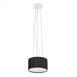  NOVOLUX 908D-L0112B-RB VORADA Ernyős Függesztett Lámpa Fehér, Fekete LED IP20