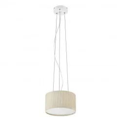   NOVOLUX 908D-L0112B-RC VORADA Ernyős Függesztett Lámpa Bézs, Fehér LED IP20