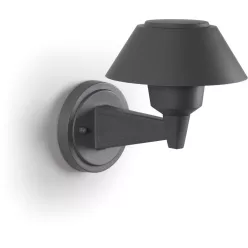   NOVOLUX 976A-L33RCB-04 BUCKET Klasszikus Kültéri Fali Lámpa Antracit LED IP65