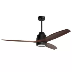 ventilátoros lámpa fekete színű vázzal és fém testtel beltéri használatra novaluce-5231401 - moretti.hu